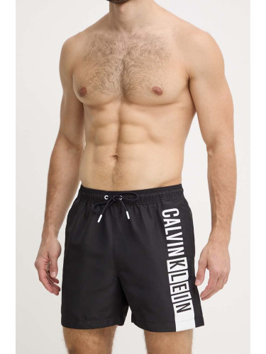 Плувни шорти Calvin Klein в черно KM0KM00991
