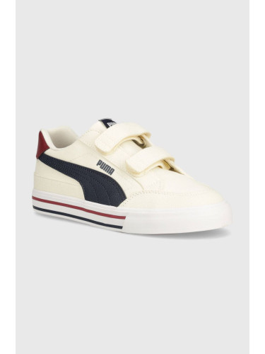 Детски ниски кецове Puma Court Classic Vulc FS V PS в бежово