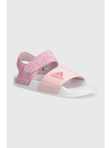 Детски сандали adidas ADILETTE SANDAL K в розово