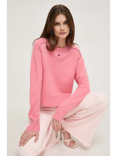 Кашмирен пуловер MAX&Co. в розово 2416361071200