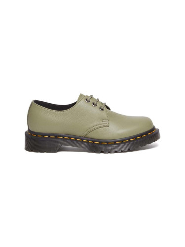 Кожени половинки обувки Dr. Martens 1461 в зелено с равна подметка DM31696357