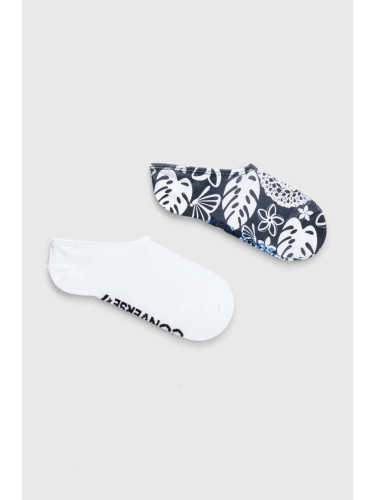 Чорапи Converse (2 чифта) в бяло E1266B