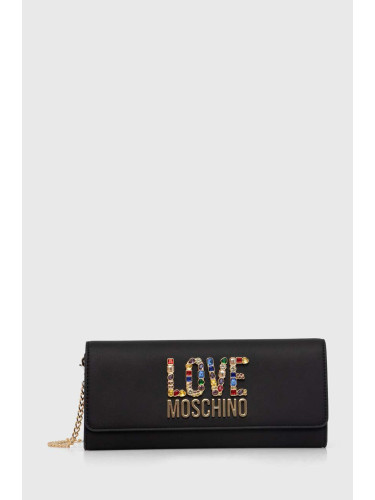 Чанта Love Moschino в черно