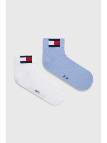 Чорапи Tommy Jeans (2 броя) в синьо 701228223