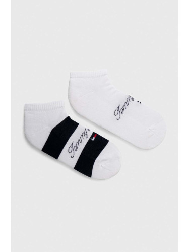 Чорапи Tommy Jeans (2 броя) в бяло 701227800