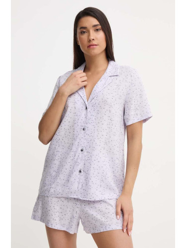 Пижама Calvin Klein Underwear дамска в лилаво 000QS6967E