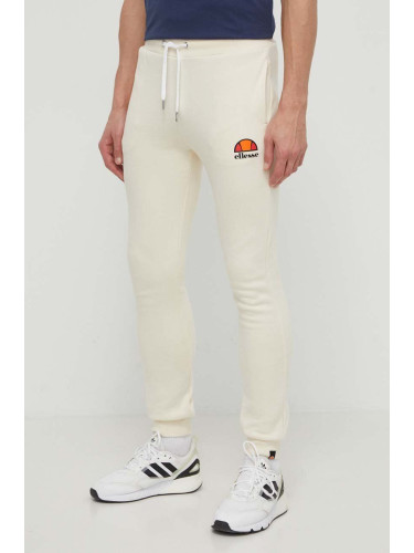 Спортен панталон Ellesse Ovest Jog Pant в бежово с принт SHV01763