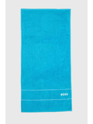 Памучна кърпа BOSS Plain River Blue 50 x 100 cm