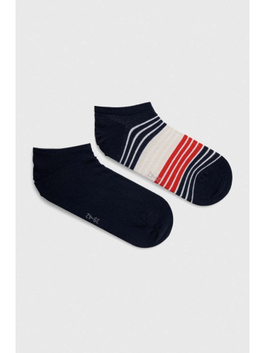 Чорапи Tommy Hilfiger (2 броя) в тъмносиньо 701227292