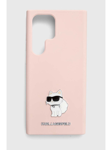 Кейс за телефон Karl Lagerfeld S23 Ultra S918 в розово