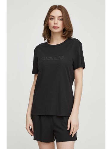Пижама Calvin Klein Underwear дамска в черно 000QS7133E