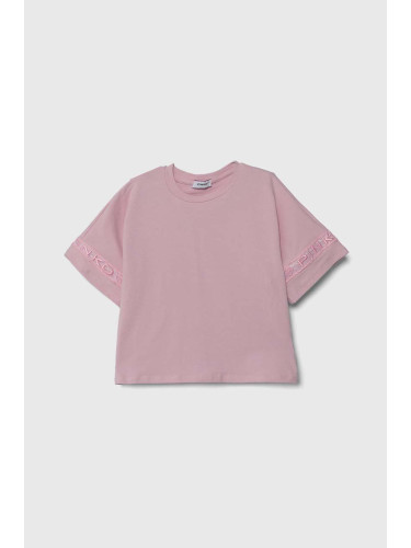 Детска тениска Pinko Up в розово