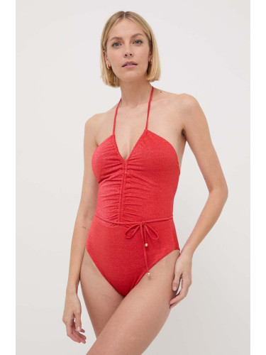 Цял бански Max Mara Beachwear в червено с леко подплатени чашки 2416831209600