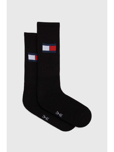 Чорапи Tommy Jeans (2 броя) в черно 701228222