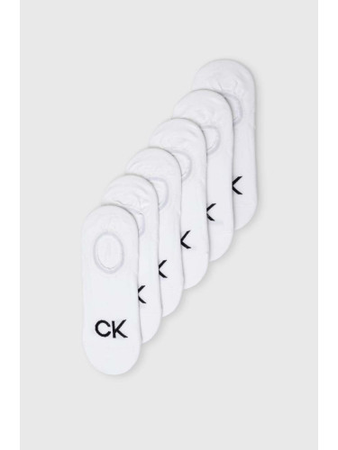 Чорапи Calvin Klein (6 чифта) в бяло 701220501
