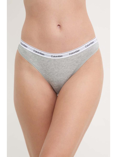 Бикини Calvin Klein Underwear в сиво 000QD5044E