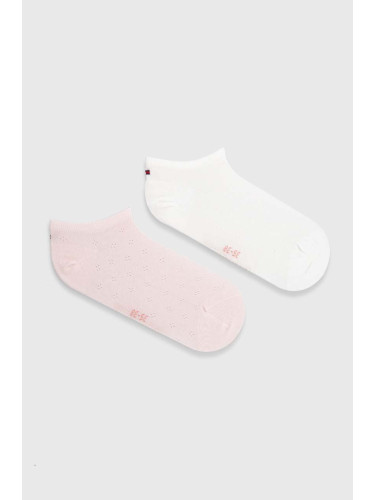 Чорапи Tommy Hilfiger (2 броя) в розово 701227307