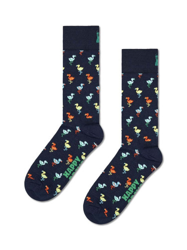 Чорапи Happy Socks Flamingo в тъмносиньо