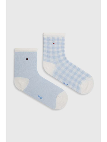 Чорапи Tommy Hilfiger (2 чифта) в синьо 701227305