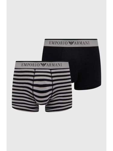 Боксерки Emporio Armani Underwear (2 броя) в черно