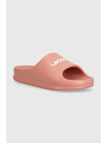 Чехли Lacoste Serve Slide 2.0 в розово 47CFA0020