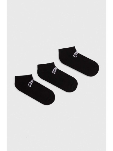 Чорапи Converse (3 чифта) в черно E1268B