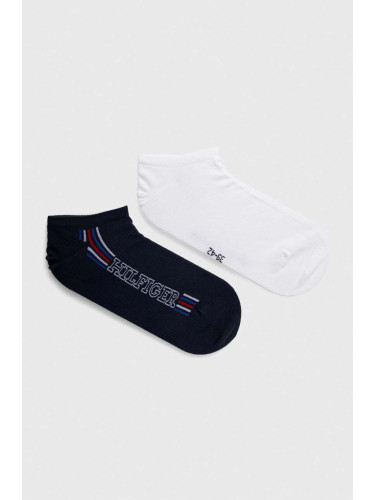 Чорапи Tommy Hilfiger (2 броя) в тъмносиньо 701227293