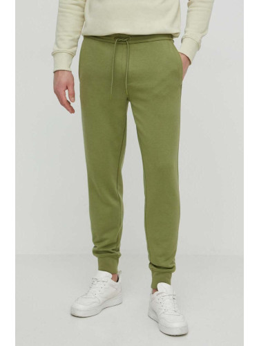 Спортен панталон Calvin Klein Jeans в зелено с принт J30J325494