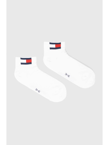 Чорапи Tommy Jeans (2 броя) в бяло 701228223