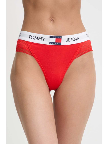 Прашки Tommy Jeans в червено UW0UW05159