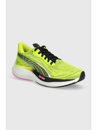 Обувки за бягане Puma Velocity Nitro 3 в зелено 380081