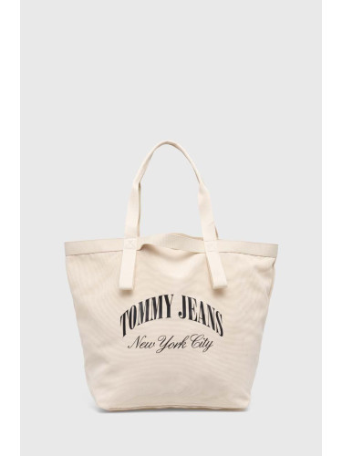 Чанта Tommy Jeans в бежово AW0AW15953