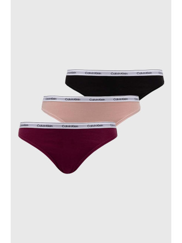 Бикини Calvin Klein Underwear (3 броя) 000QD5207E