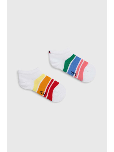 Детски чорапи Tommy Hilfiger (2 броя) в бяло
