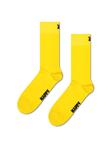 Чорапи Happy Socks Solid в жълто