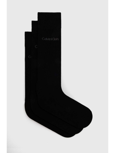 Чорапи Calvin Klein (3 чифта) в черно 701226674