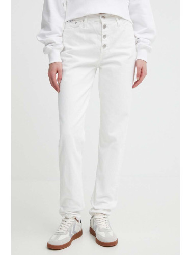 Дънки Calvin Klein Jeans с висока талия J20J222765