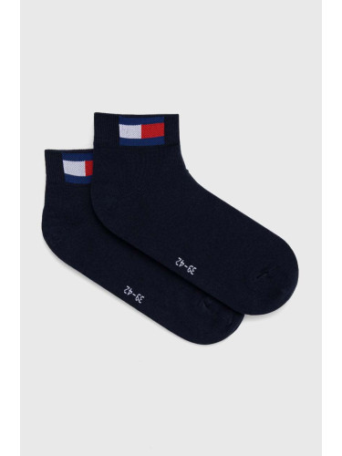 Чорапи Tommy Jeans (2 броя) в тъмносиньо 701228223
