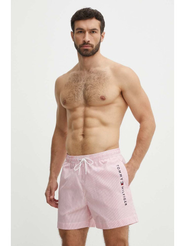 Плувни шорти Tommy Hilfiger в розово UM0UM03265