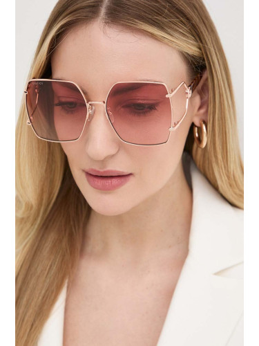 Слънчеви очила Gucci в жълто GG1564SA