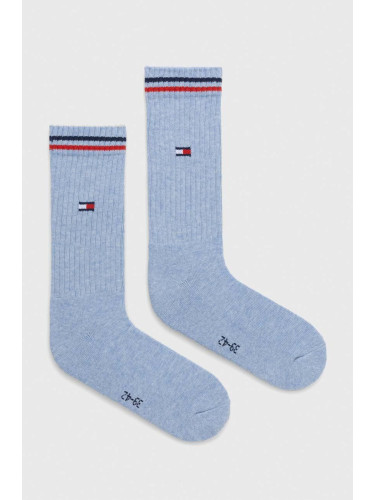 Чорапи Tommy Jeans (2 броя) в синьо 701228176
