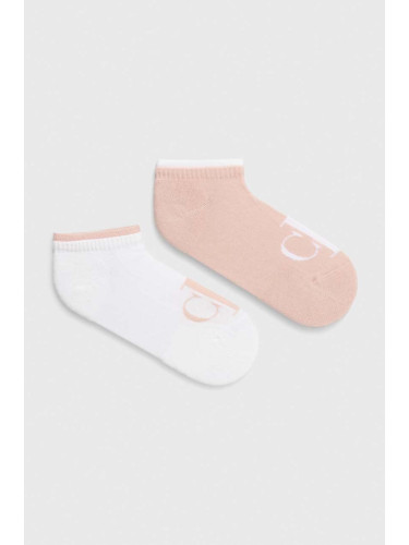 Чорапи Calvin Klein Jeans (2 броя) в розово 701226667