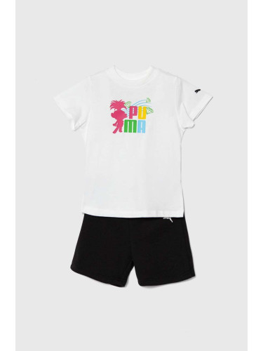 Комплект за бебета Puma PUMA X TROLLS Minicats & Shorts Set