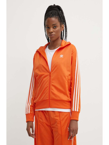 Суичър adidas Originals в оранжево с апликация IP0610