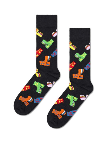 Чорапи Happy Socks x Elton John Disco Shoes в черно
