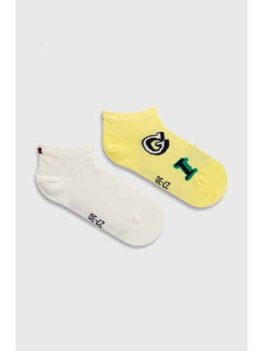 Детски чорапи Tommy Hilfiger (2 броя) в жълто