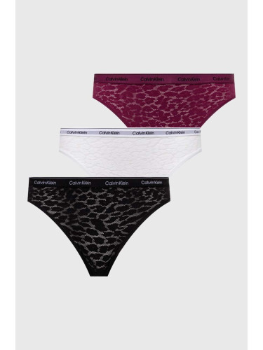Бикини тип бразилиана Calvin Klein Underwear (3 броя) 000QD5225E
