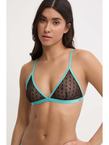 Сутиен Pepe Jeans DOT MESH BRA B в черно къса разкроена PL953445 PL304731