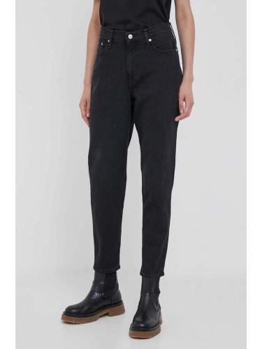 Дънки Calvin Klein Jeans с висока талия J20J221659