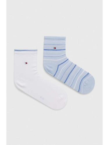 Чорапи Tommy Hilfiger (2 броя) в синьо 701227304